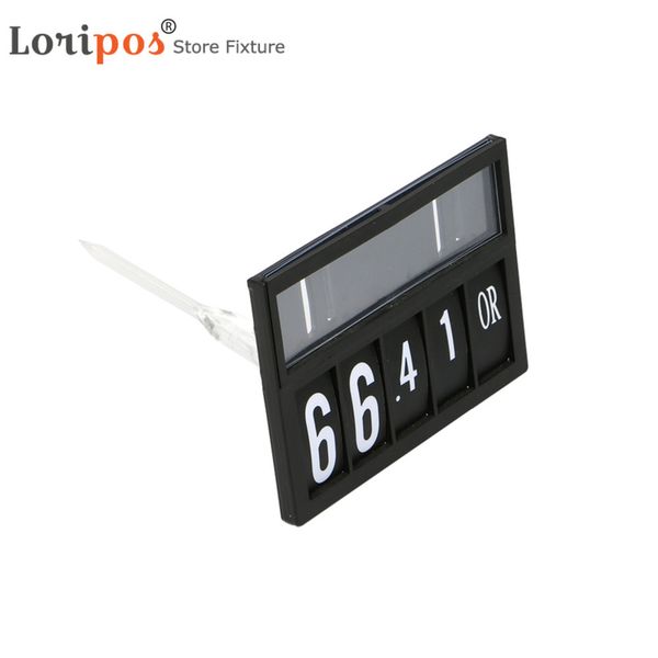 

pop plastic price tag labeling holder clip frame for retail shops