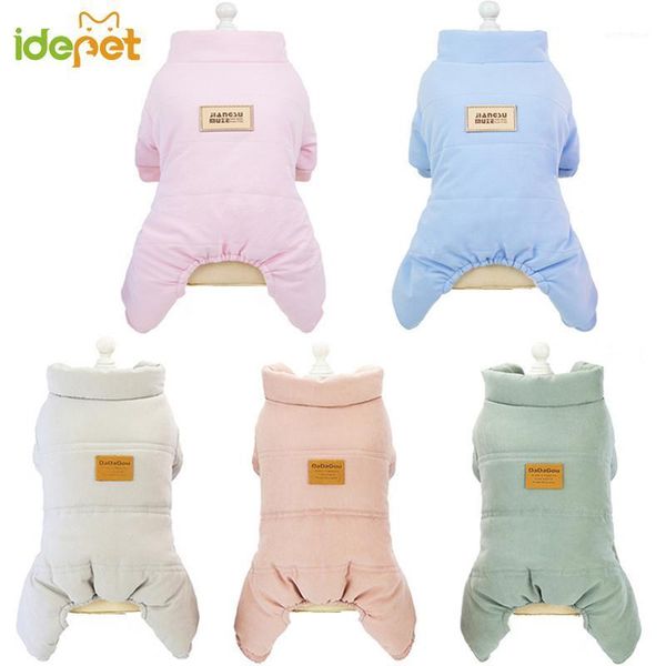 

dog apparel s-3xl pet clothes for large dogs jacket winter warm puppy coats waterproof hooded jumpsuits chihuahua clothing overalls1