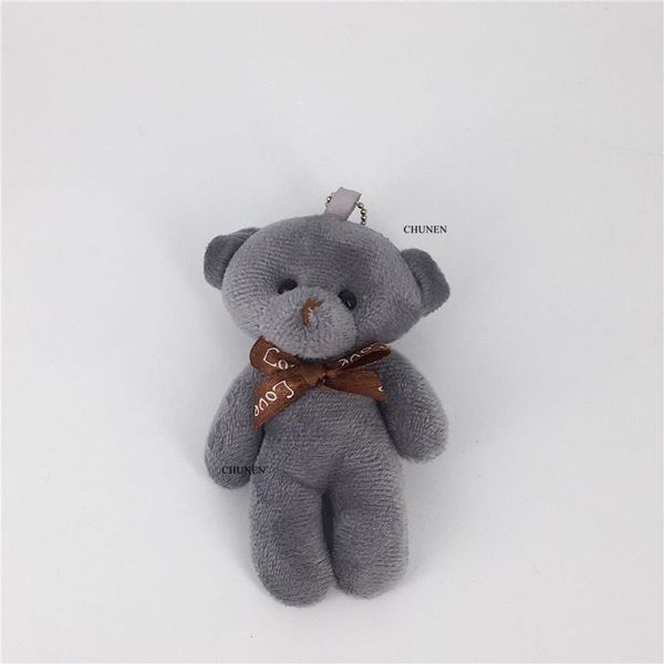 

1x wedding bouquet gift plush toys 7cm approx. bear plush toys stuffed animal bear key chain doll toys wmtrao