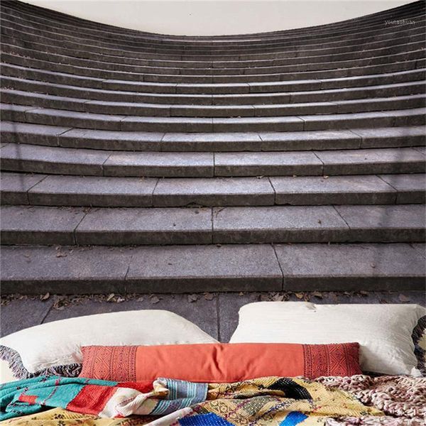 

tapestries personality art tapestry stone steps scenery home sofa bedroom background wall decoration1