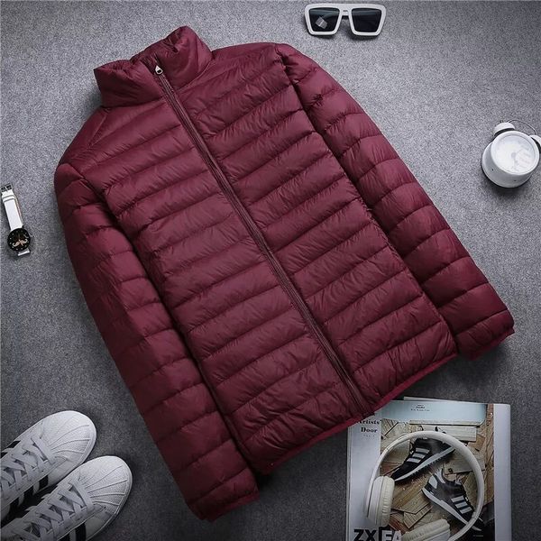 

autumn and winter light fashion short collar down jaet men's coat, Black