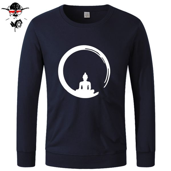 

long sleeve custom zen meditation buddha sweatshirts men's geek his and hers bottoming hoodies, sweatshirts sport hooded sweatshirt hoo
