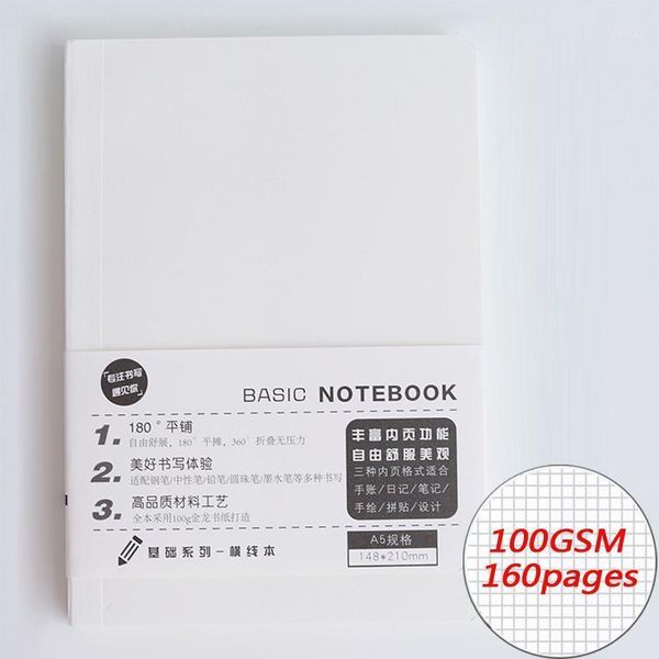 

notepads a5 a6 basic handbook notebook paper inner page diary grid blank square planner inside c20 d401, Purple;pink