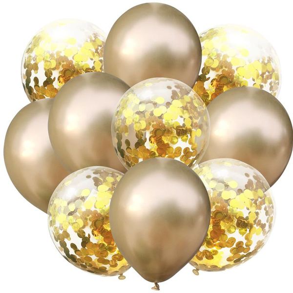 

10pcs 18inch sequin balloon set 18 inch aluminum foil sequin balloon wedding birthday party balloon decoration confetti qylbba bdesybag