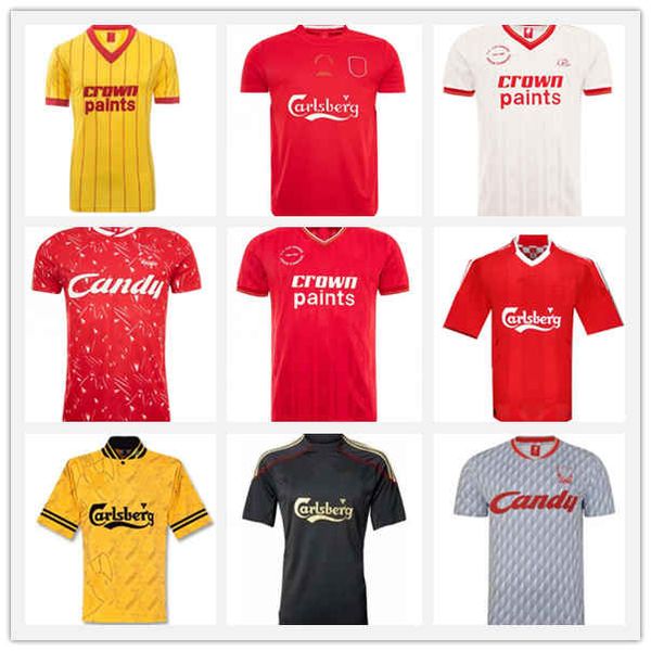 

lvp retro soccer jersey 85 89 91 95 96 04 05 final istanbul 8 gerrard steven 2005 smicer alonso hamann champion maglia maillot quality, Black;yellow