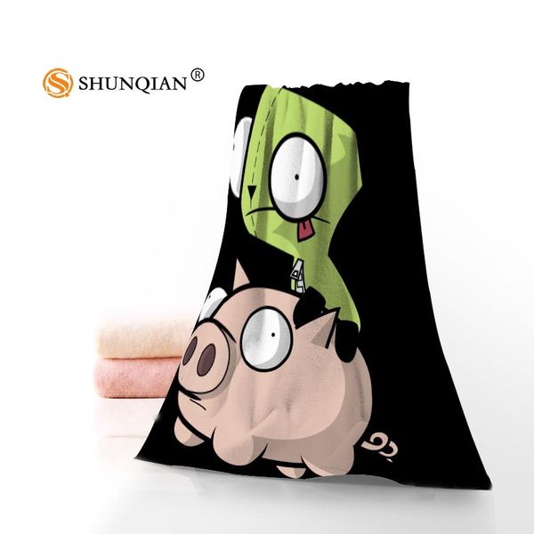 

invader zim полотенца из микрофибры полотенца ванна travelbeachface полотенце на заказ творческий полотенце размер 35x75cm и 70x140cm a8.8