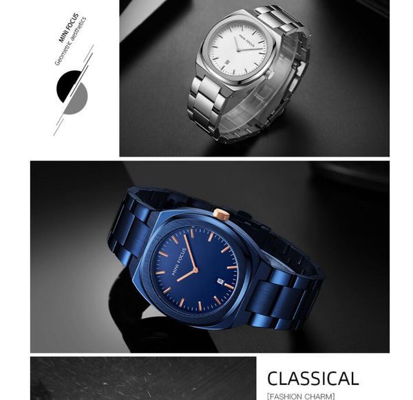 

speial time 2021 men's luxury brand new fashion casual sports watches mens quartz stainless steel band wristwatch male clock reloj homb, Slivery;brown