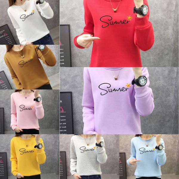 

lv1gl 2020 korean urban women's leisure autumn style sweater pullover creative pullover round neck loose women's sweater w5lpr, Black