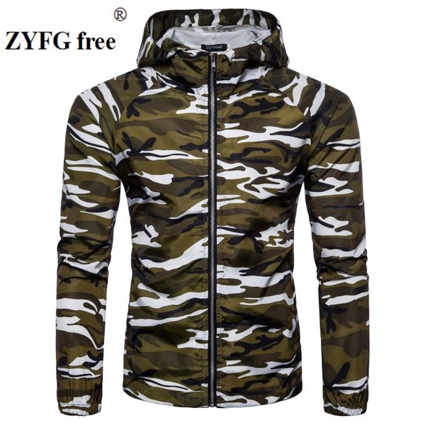 

men's jackets 2021 style sunscreen jacket four seasons casual outwear men hooded coat camo windbreaker clothing eu/us size, Black;brown