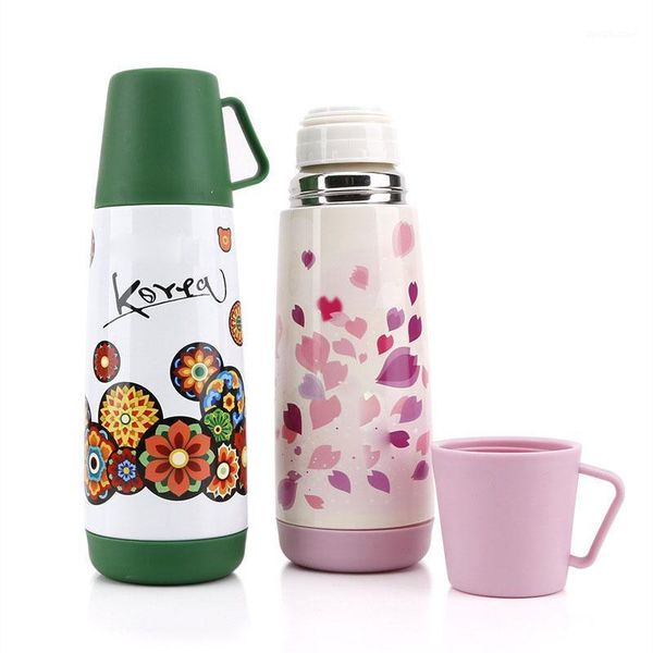 

water bottles bearknight the leak-proof portable cover large-capacity insulation bottle outdoor kettle vacuum flasks & thermose1