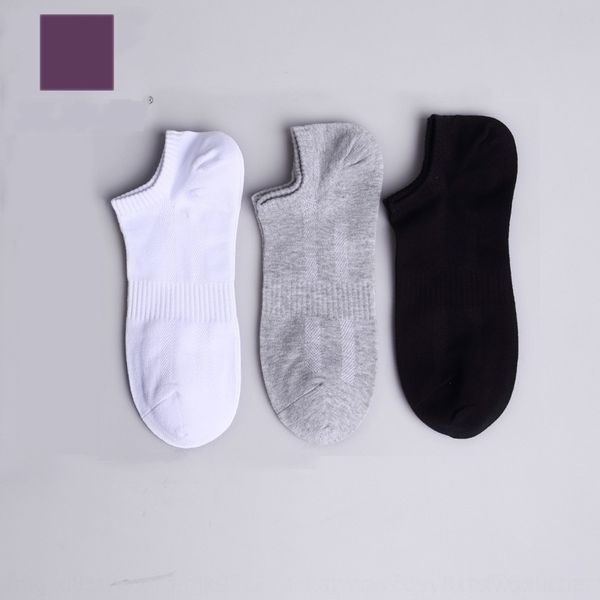 

aukwe pattern high-end socks boat cotton to color boat not easy pure pilling white super short combed oem cotton socks 976il, Black