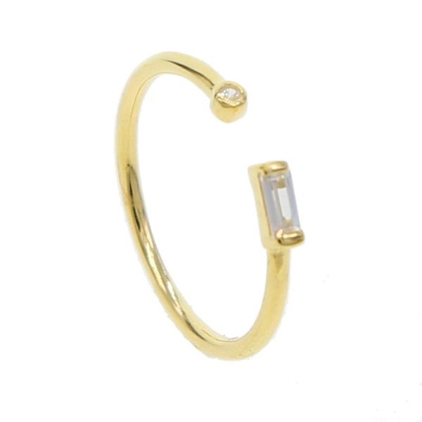 Cluster Ringen 2022 Mode Minimale Fijne 925 Sterling Zilveren Midi Ring Voor Vrouwen Meisje Delicate Dainty Tiny Cz Open Aanpassen Vermeil Sieraden