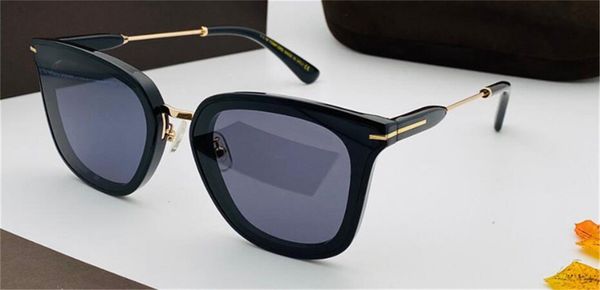 

new fashion popular selling glasses design sunglasses 0726k cat eye frame simple atmosphere style uv400 protective glasses, White;black