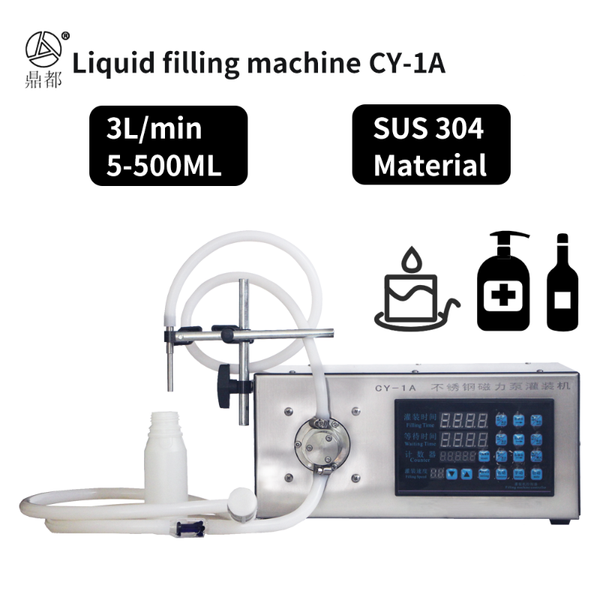 

food processors automatic small liquid filling machine filler cy-1a cy-2a for wine disinfectant juice essential oil milk