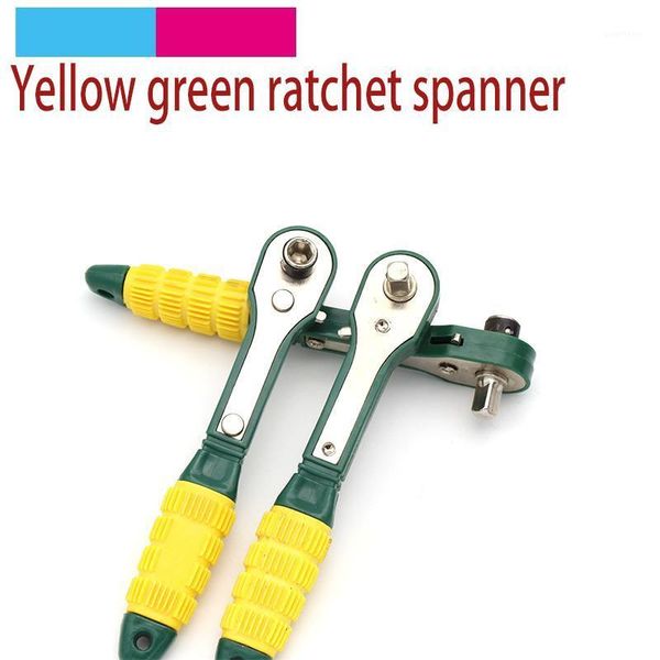 

mini rapid ratchet wrench 1/4" screwdriver rod socket wrench tools 6.35 quick and easy adjustable span quick release1