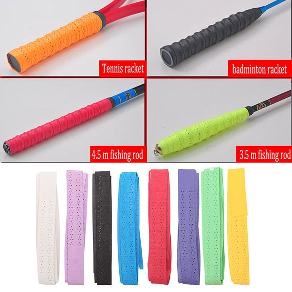 

wholesale- tennis racket overgrips anti-skid sweat tape absorbed wraps badminton racquet overgrip fishing skidproof sweat band grip 10pcs