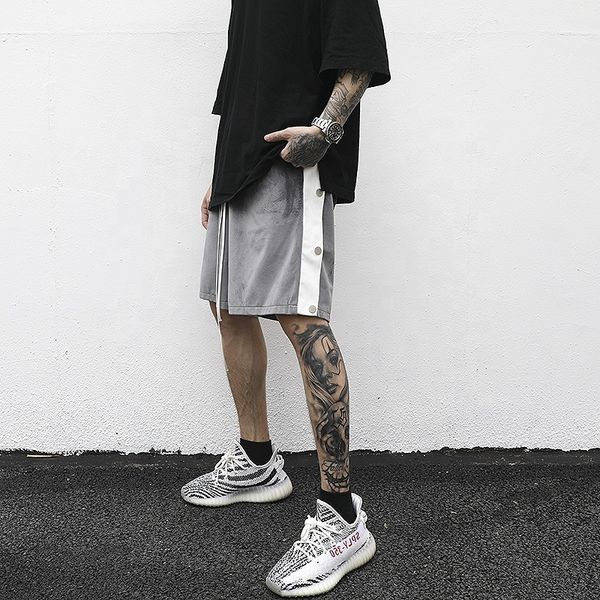 

oem shorts long drawstring drop shipping fog stock velvet short pants men