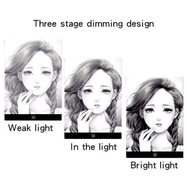 

led drawing copy pad boards for baby toy a5 size painting educational toy creativity for children 3 level dimmable