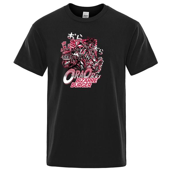 

sport jojo's bizarre adventure t-shirts men summer new casual hip hop cotton short sleeve japan anime t shirt male streetwear
