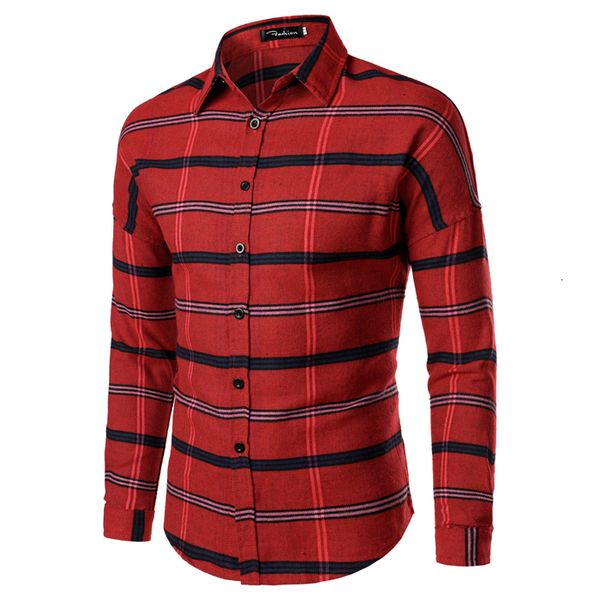 

2021 new plaid fashion chemise homme mens shirts long sleeve shirt spring autumn men blouse wmf0, White;black