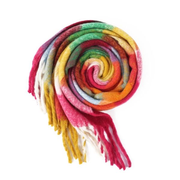 

hats, scarves & gloves sets women's fashion winter scarfs tassel thick scarf warm soft colorful plaid large blanket wrap shawl, Blue;gray