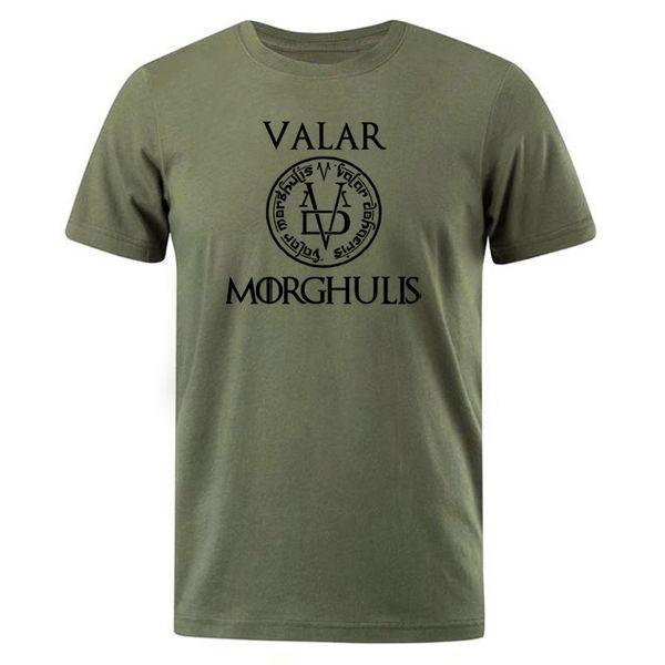 

summer men's a song of ice and fire valar morghulis printed shirts casual tee plus size streetwear hooded sweatshirt hoodie men t shir