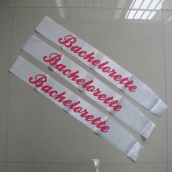 

xm6zn unmarried women's unmarried with white ribbon sash ribbon ceremony merchorette women's party ceremony with white merchorette