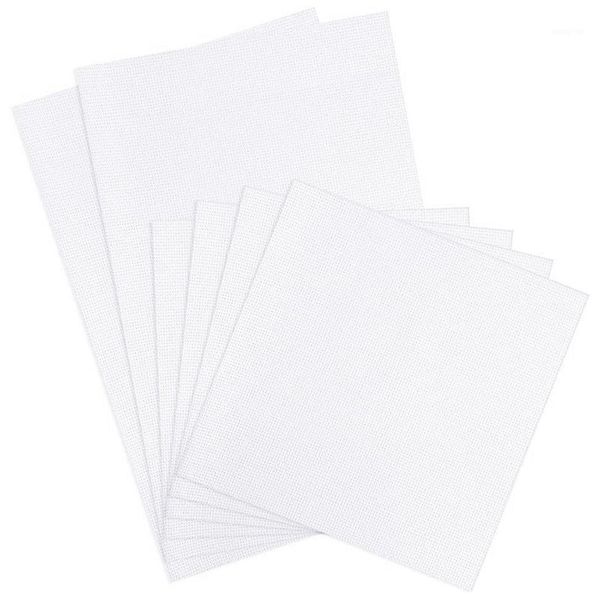 

6 pieces 14ct aida cloth 4 pieces 30x30cm 2 30x45cm cotton embroidery cross stitch fabric diy needlework sewing handcraft1, Black