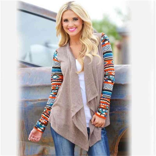

women's sweaters us europe style women cardigan casual patchwork contrast long sleeves outwear thin coat clothing for spring m1i3, White;black