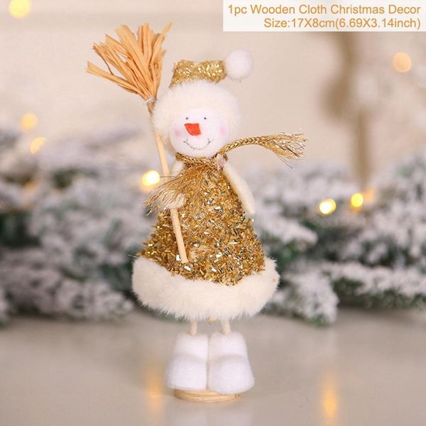 

qifu рождество kawaii ангел кукла орнамент рождество эльф кукла дерево подвесок рождество декор для дома 2019 xmas подарки нового года 2020