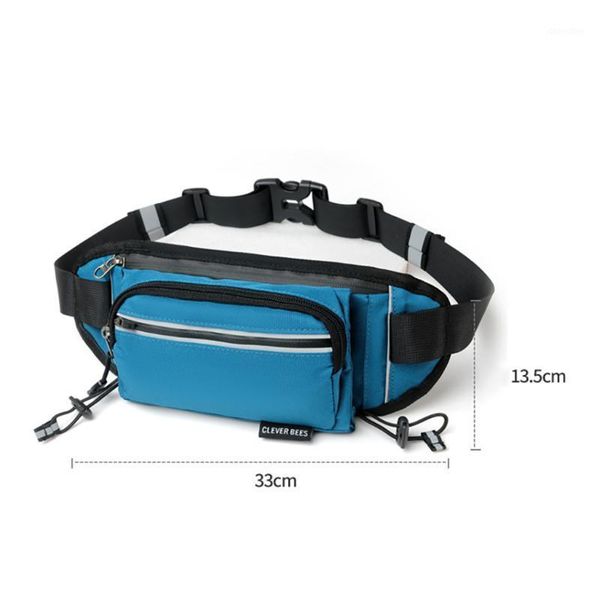 

waist bags running belt pack casual simple fashion sports bag waterproof - for men woman k7251