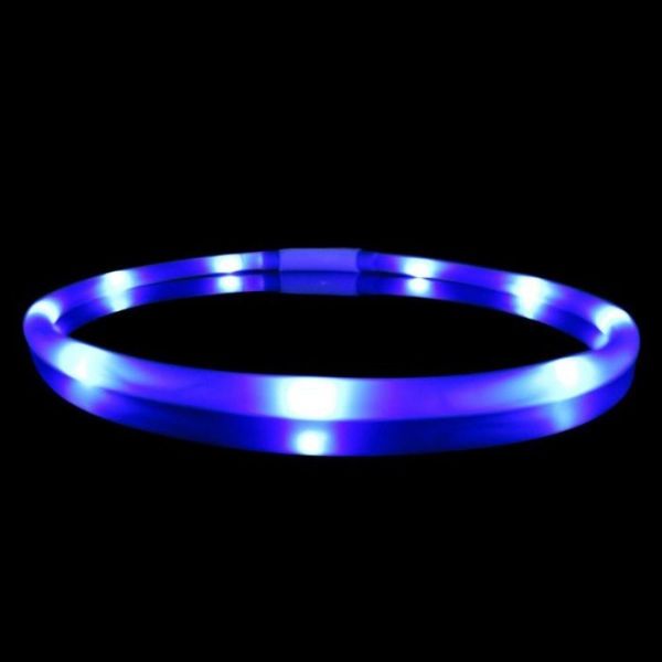 

adjustable usb fluorescent led luminous collars pet supplies flashing collar safety charging flash dog toys 3 n95eo