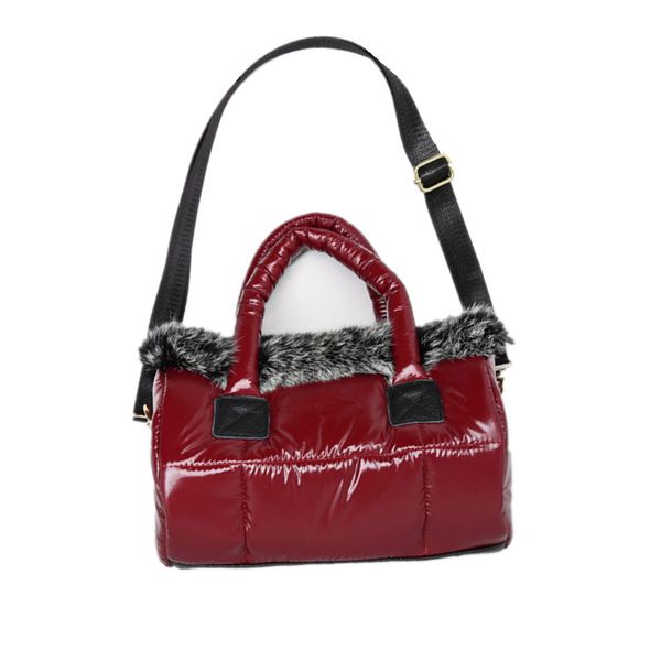 

100% fur down bag 2020 winter new women's bag space cotton shoulder messenger luxury women designer handbags