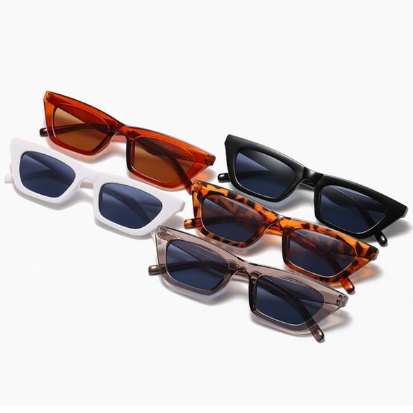 

fashion women rectangle vintage sunglasses brand designer retro points sun glasses female lady eyeglass cat eye driver goggles