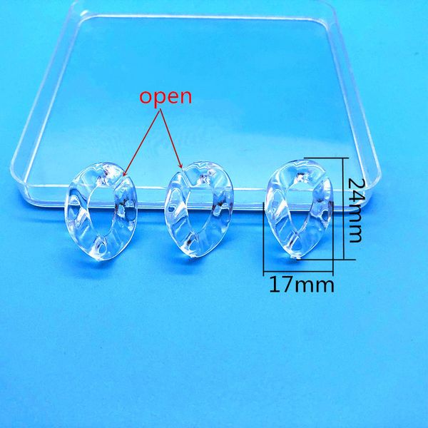

new arrival 24x17mm 560pcs clear acrylic oval shape beads for stud earrings/earrings accessories/earring parts/ jewelry diy 200930, Black