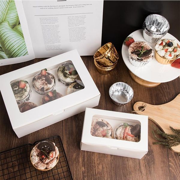 

lbsisi life 10pcs cupbox cake boxes and packaging wedding birthday party baby shower kind favor cake hold decoration patisserie bbyiam