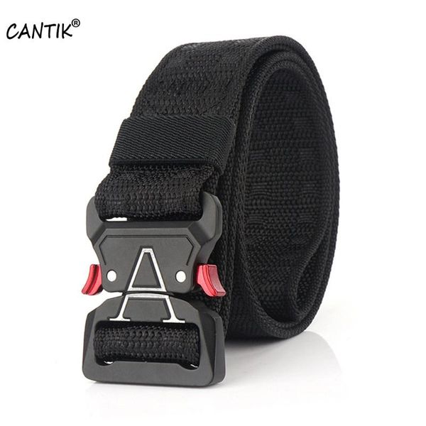 

cantik multi-functional tactical belts 38mm width a buckle youth style sports outdoor design waistband nylon belt cbca235, Black;brown