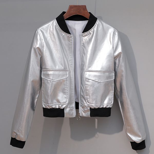 

2021 new leather with vintage sleeve long biker short engine jacket high street black plutonium women r87m