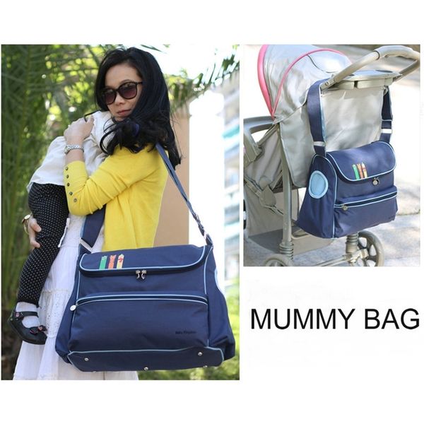 

new mommy lovely multicolored diaper large-capacity fashion mother's maternity baby stroller nappy bag 034 201021
