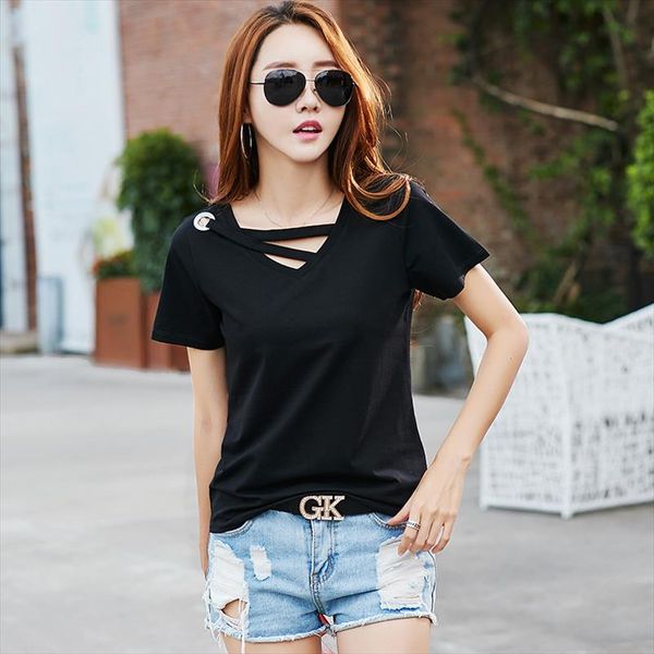 

white t shirt women t shirt cotton tshirt plus size summer for women 2020 tee femme casual funny shirts