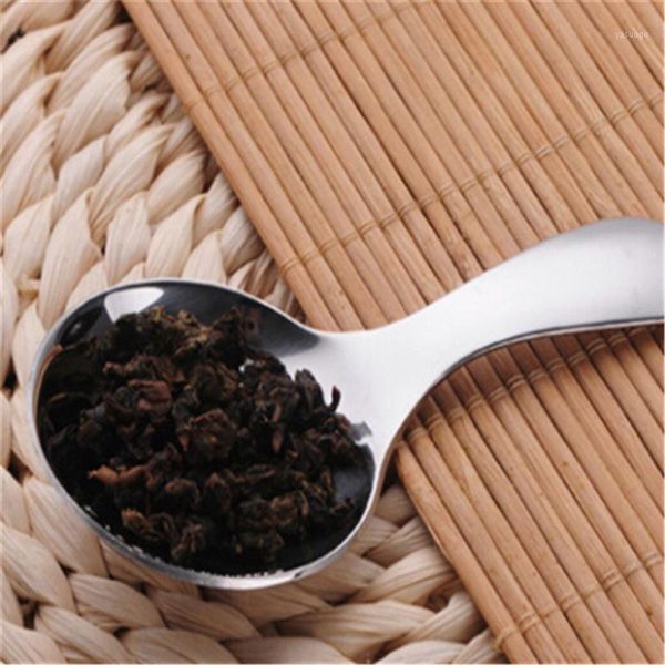 

small stainless steel spoon mini coffee spoon metal spice sugar salt scoop kids ice cream kitchen cooking gadgets1