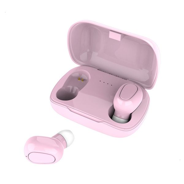 

ear bilateral new in 5.0 bluetooth stereo mini charging bin flip sports headset