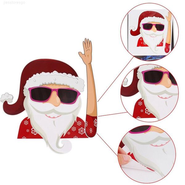 

accessories christmas stickers decor diy windshield santa claus auto car window decals wiper sticker xmas supplies