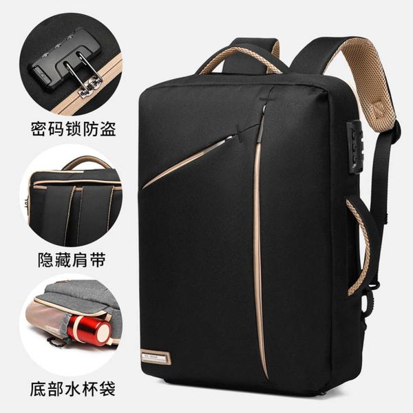 

large capacity waterproof tablet comter bus outdoor for men