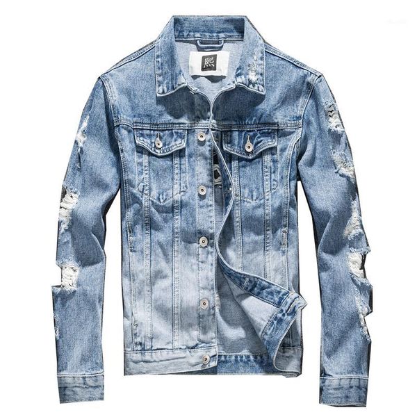 

spring men's jean jacket slim men fits denim jeans solid male jean coats men cowboy fashion brand clothing1, Black;brown