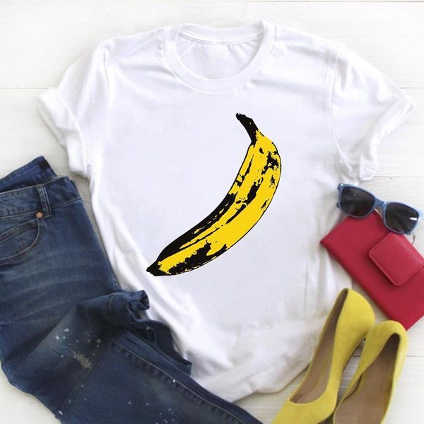 

women fruit sweet cute printing fashion printed 90s summer t tee ladies female shirt clothes tshirt womens graphic t-shirt, White