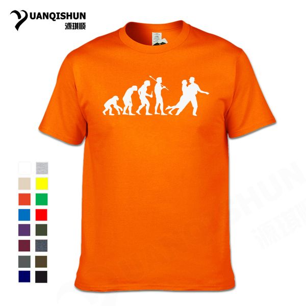

sport men tango dancing evolution of man t-shirt gift clothing 100% cotton mens tee swing dancing evolution print t shirts