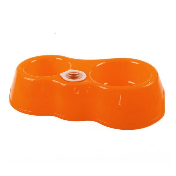 

port plastic dual automatic feeder water drinking feeding basin bowls for cats pet dogs 6 nn3gu