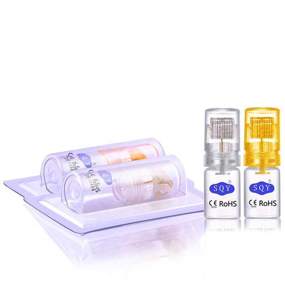 

dhl hydra needle 20 gold titanium 20 needles derma stamp serum applicator