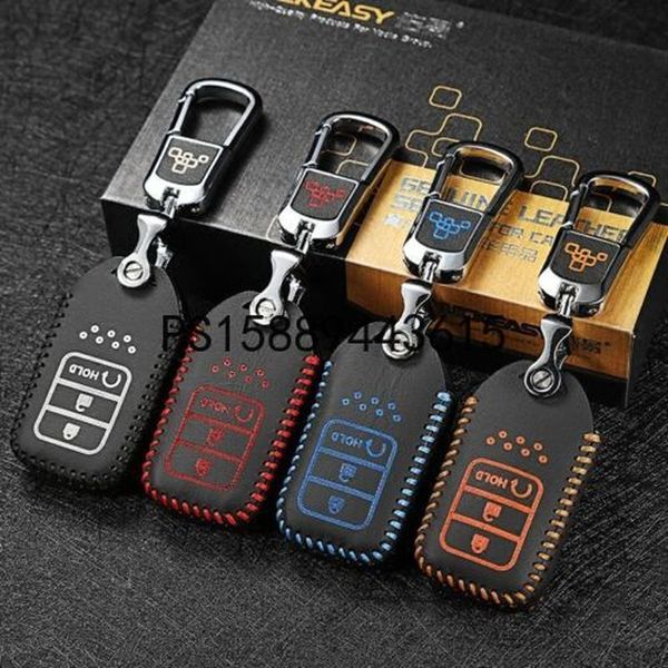 

car goods smart key keyless remote entry fob case cover with key chain for honda crv 2017